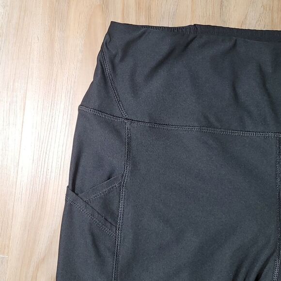 🔺️RBX Black Capri Athletic Pants w/Pockets XLarge - Picture 6 of 11